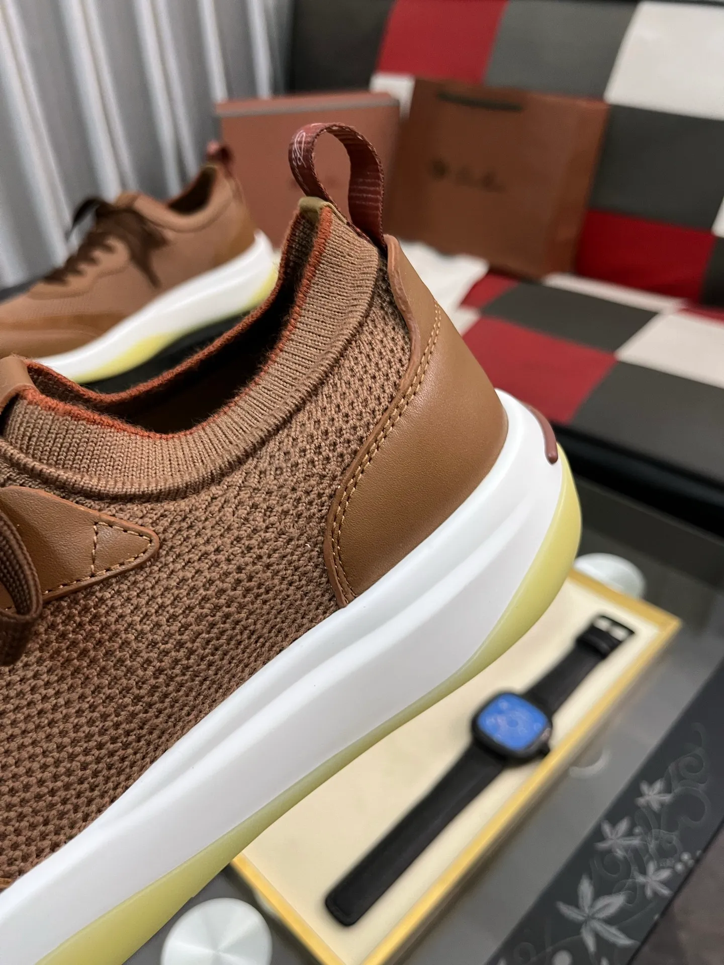 Men's men's shoes💰620⌚️⌚️Loro Piana - Loro Piana LP classic casual shoes, men's lace-up casual shoes and sneakers, high-quality lightweight and comfortable fabrics, suitable for outdoor leisure, the color is young and energetic, the upper is imported deerskin from Italy, it is great with sportswear or casual suits! Code number: 38-446️⃣Colors available